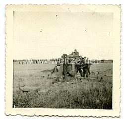 Wehrmacht Foto, 8,8-cm-Flak mit Abschussringen