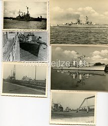 Kriegsmarine Fotos, Diverse Aufnahmen von Kriegsschiffen