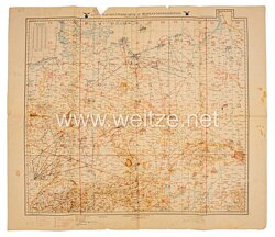 Luftwaffe Navigationskarte in Merkatorprojektion 1:2000 000