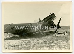 Luftwaffe Foto, abgestütztes russisches Kampfflugzeug