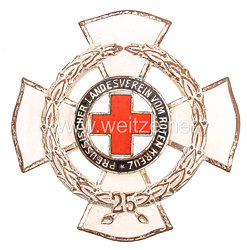 Landesvereine vom Roten Kreuz - Preussen - Ehrenzeichen für 25 jährige verdienstvolle Tätigkeit,
