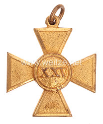 Preußen Dienstauszeichnung für Offiziere Kreuz 1. Klasse für XXV Jahre 