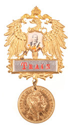 Preussen Erinnerungsabzeichen Wilhelm II Deutscher Kaiser König v. Preussen 