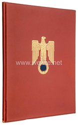 Luftwaffe Große Verleihungsurkunde zum Ritterkreuz des Eisernen Kreuzes an Oberst Carl Schumacher, Kommodore Jagdgeschwader 1