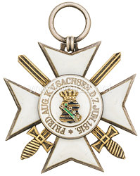 Sachsen Königreich Zivilverdienstorden Ritterkreuz 2. Klasse mit Schwertern