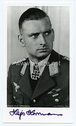 Luftwaffe - Nachkriegsunterschrift vom Ritterkreuzträger, Hajo Hermann