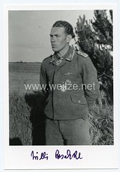 Luftwaffe - Nachkriegsunterschrift vom Ritterkreuzträger Willi Reschlke