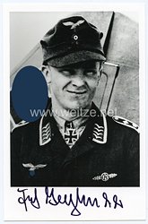 Luftwaffe - Nachkriegsunterschrift vom Ritterkreuzträger Fritz Tegtmeier