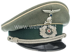 Wehrmacht Schirmmütze für Offiziere im Infanterie-Regiment Nr. 17, Braunschweig