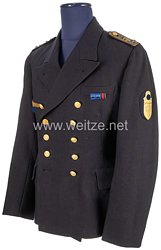 Kriegsmarine dunkelblaues Jackett für einen Stabsobermaschinist und Narvik - Veteran 