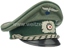 III. Reich Reichsfinanzverwaltung - Zollgrenschutz Schirmmütze für einen Zollsekretär
