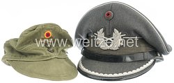 Bundesrepublik Deutschland ( BRD ) Bundeswehr ( BW ), Schirmmütze für Offiziere und Bergmütze der Gebirgsjäger 