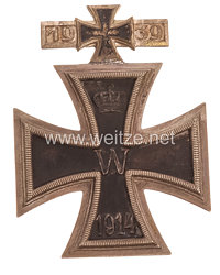 Eisernes Kreuz 1914 mit Wiederholungsspange "1939" - Ausführung 1957