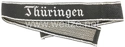 SS-Totenkopfverbände Ärmelband der Standarte "Thüringen" für Führer