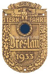 NSKK - nichttragbare Teilnehmerplakette - " NSKK Sternfahrt 10. September 1933 Breslau "