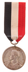 Preußen tragbare silberne Schießpreismedaille für das Westfälische Ulanen-Regiment Nr. 5 von 1906