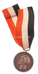 Preußen tragbare silberne Schießpreismedaille für das  2. Pommersche Ulanen-Regiment Nr. 9 von 1899