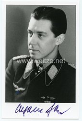 Luftwaffe - Nachkriegsunterschrift vom Ritterkreuzträger, Hans Joachim Jabs