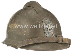 Italien 2. Weltkrieg Stahlhelm für einen Angehörige im Infanterie Rgt.54  (54. Reggimento Fanteria)