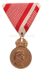 Österreich K.u.K. Monarchie  Bronzene Militärverdienstmedaille, ab 1916