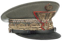Italien 2. Weltkrieg Schirmmütze für einen General einer Infanterie Division  