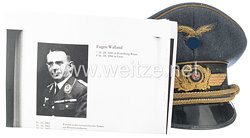 Luftwaffe Schirmmütze aus dem persönlichen Besitz von Generalmajor Eugen Walland