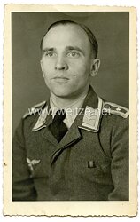 Luftwaffe Portraitfoto, Feldwebel mit Bandspange