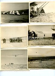 III. Reich Fotokonvolut, Deutsche Segelflug Rekordhalterin Liesel Fangenmeister aus Ostpreußen