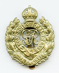 England Schirmmützenabzeichen " Royal Engeneers " 