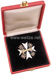 Deutscher Adlerorden Verdienstkreuz 2. Stufe mit Schwertern im Etui