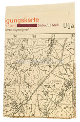 Wehrmacht Stabskarten 1:5000 000 Uljanowo Sowjetunion, 2 Auflage Stand 1.8.42, Bearbeitet durch das Pz.A.O.K.2