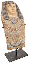 Ägypten Bemalter altägyptischer Sarkophag-Deckel