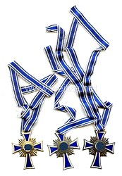 Ehrenkreuz der Deutschen Mutter in Bronze, Silber und Gold