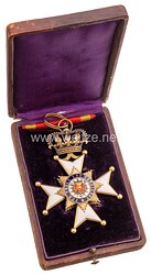Schaumburg-Lippe Fürstlicher Hausorden Kreuz 1. Klasse mit der Krone, 1890-1918