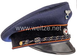 Deutsche Reichsbahn dunkelblaue Schirmmütze  für Besoldungsgruppen 12 - 17a
