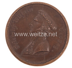 Braunschweig Waterloo - Medaille 1818 - ohne Randinschrift
