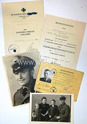 Urkundengruppe eines Unterscharführers der 16 SS Panzer Gren.Div. " Reichsführer SS "