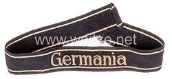 Waffen-SS Ärmelband für Mannschaften im SS-Panzergrenadier-Regiment „Germania“