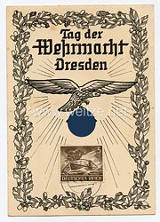 III. Reich - farbige Propaganda-Postkarte - " Tag der Wehrmacht 1942 Dresden "