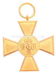 Preußen Dienstauszeichnung für Offiziere Kreuz 1. Klasse für XXV Jahre