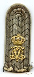 Preußen 1. Weltkrieg Einzel Schulterstück für einen Leutnant im Füsilier-Regiment von Gersdorff Nr. 80