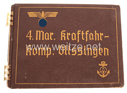 Kriegsmarine Erinnerungsalbum an die 4. Marine Kraftfahr-Kompanie Vlissingen, Weihnachten 1942