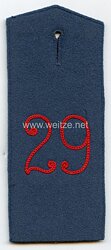 Preußen Einzel Schulterklappe für Mannschaften im Infanterie-Regiment von Horn (3. Rheinisches) Nr. 29