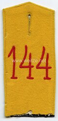 Preußen Einzel Schulterklappe für Mannschaften im 5. Lothringischen Infanterie-Regiment Nr. 144