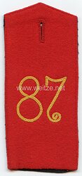 Preußen Einzel Schulterklappe für Mannschaften im 1. Nassauischen Infanterie-Regiment Nr. 87