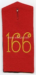 Preußen Einzel Schulterklappe für Mannschaften im Infanterie-Regiment Hessen-Homburg Nr. 166