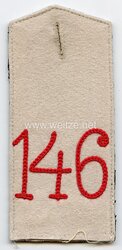 Preußen Einzel Schulterklappe für Mannschaften im 1. Masurischen Infanterie-Regiment Nr. 146
