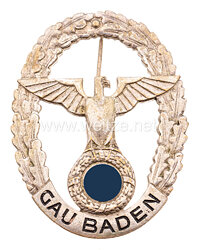 Gau-Ehrenzeichen Baden in Silber für  Männer