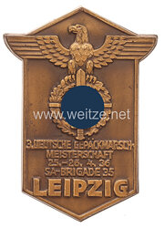 SA - 3. Deutsche Gepäckmarschmeisterschaft 25.-26.4.1936 Leipzig SA-Brigade 35