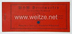 WHW - Deutsche Reichspost Markenheftchen